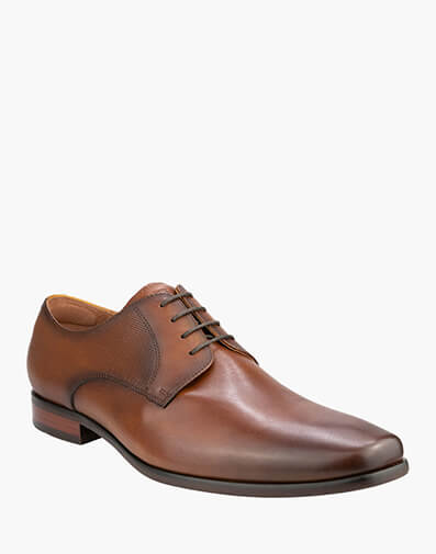 Postino  Plain Toe Derby  in COGNAC for $139.95