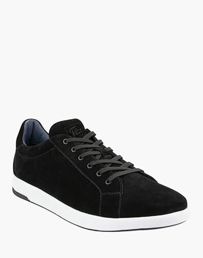 Crossover Plain Plain Lace To Toe Sneaker  in NERO for $199.95