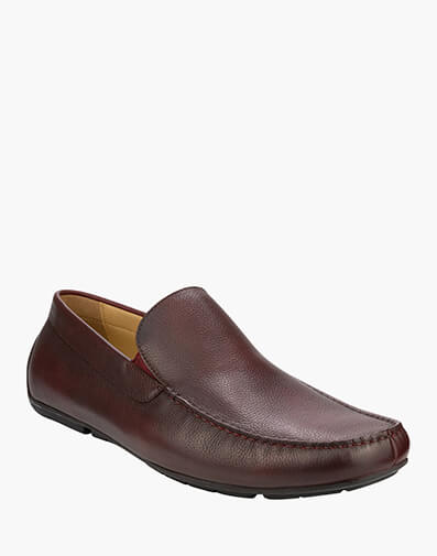 Crown Moc Toe Driver in BURGUNDY for $149.95