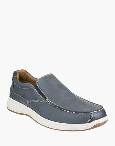 Great Lakes Moc Toe Slip On in NAVY for $129.95