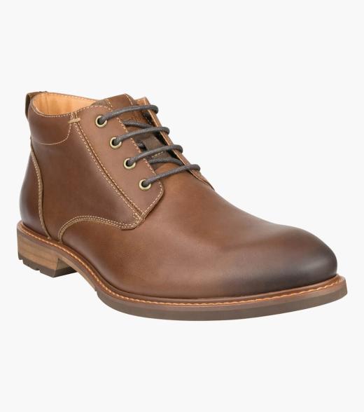 Newest Men’s Shoes | CHESTNUT Cap Toe Boot | Florsheim Lodge