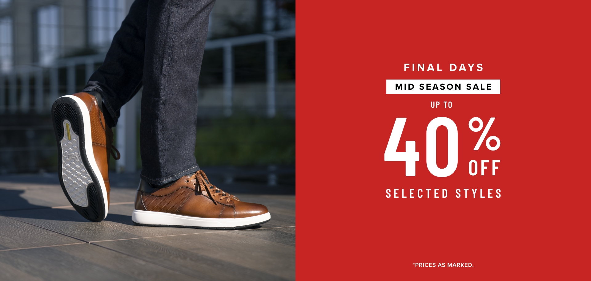 Mid Season Sale Up to 40% off