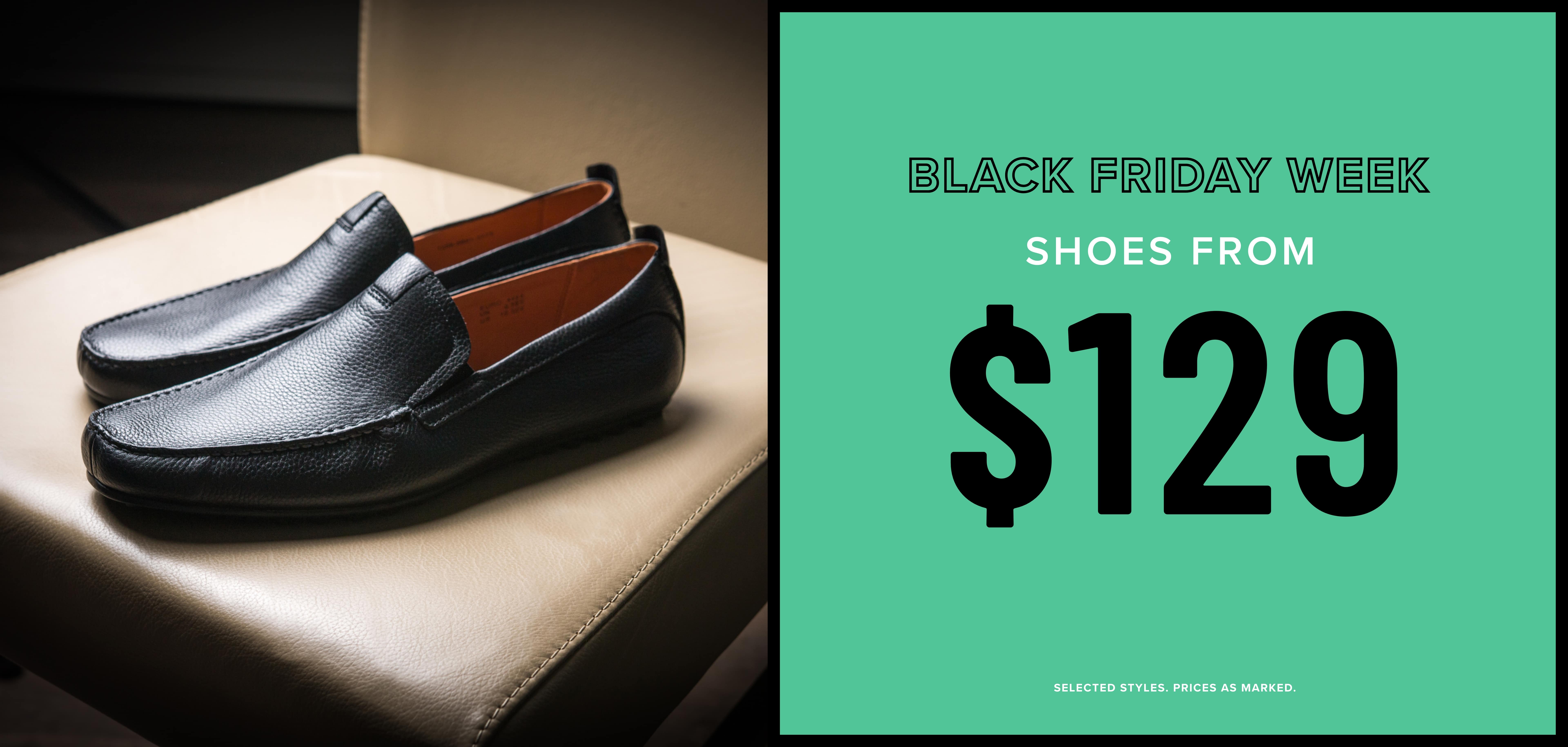 Nov - Black Friday Shoes From $129 