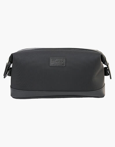 Galway Nylon & Leather Toiletry Bag in BLACK for $74.96