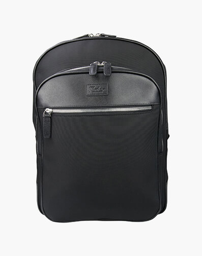 Aspen Nylon & Leather Backpack in BLACK for $174.96