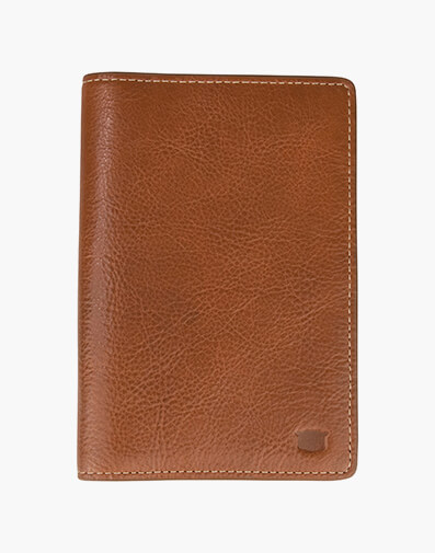 Newark Leather Travel Wallet in TAN for $69.96