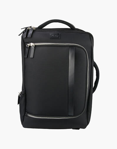Impact Nylon & Leather Backpack in BLACK for $160.96
