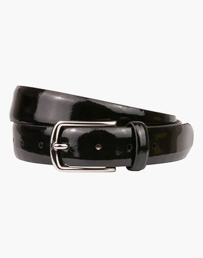 Newman  Classic Leather Belt in MIDNIGHT for $44.96
