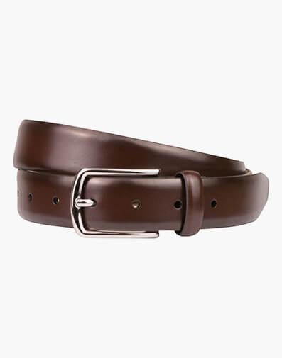 Newman  Classic Leather Belt in BROWN for $59.95
