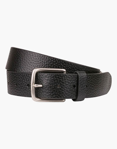 Ford  Casual Leather Belt in BLACK for $69.95