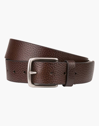 Ford  Casual Leather Belt in DARK BROWN for $69.95