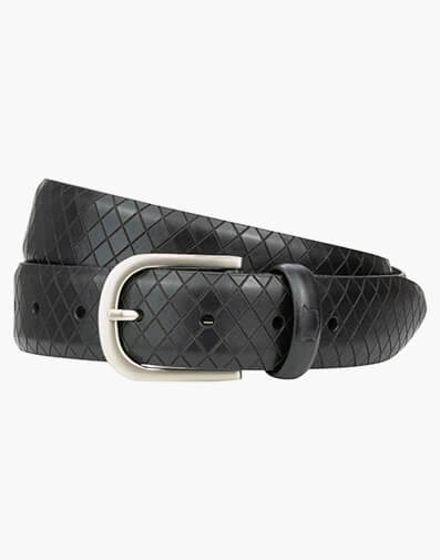 Brando Belt Smart Casual Belt in BLACK for $69.95