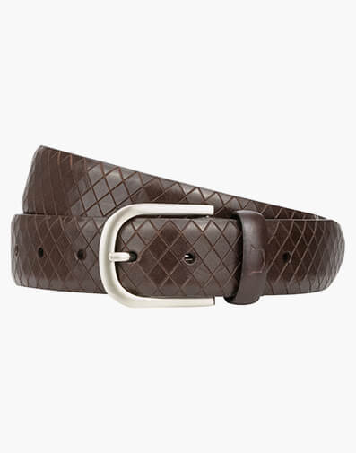 Brando Belt Smart Casual Belt in BROWN for $69.95