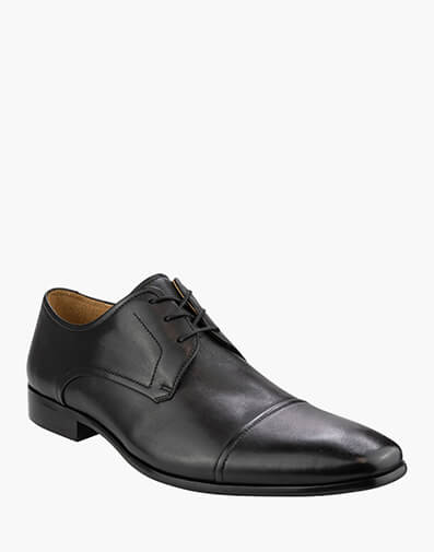 Cardiff Cap Toe Derby in BLACK for $249.95
