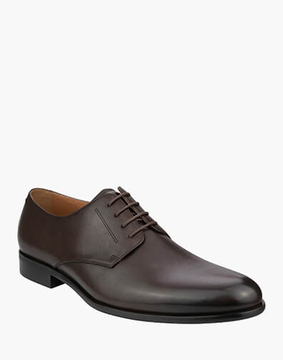 Centurion Plain Plain Toe Derby  in BROWN for $199.95