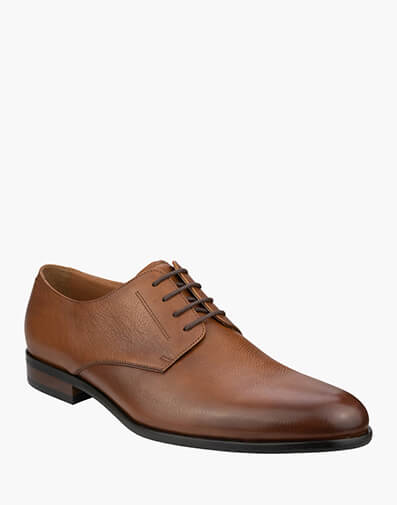 Centurion Plain Plain Toe Derby  in COGNAC for $199.95