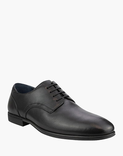 Parkes Plain Toe Derby  in BLACK for $99.00