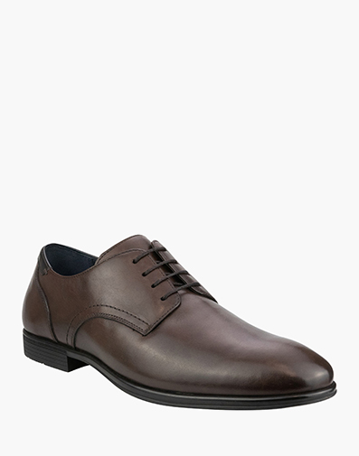 Parkes Plain Toe Derby  in BROWN for $99.00