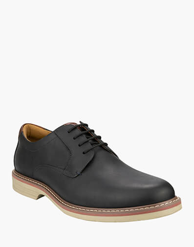 Norwalk Plain - E  Medium Width - Derby  in BLACK for $189.95