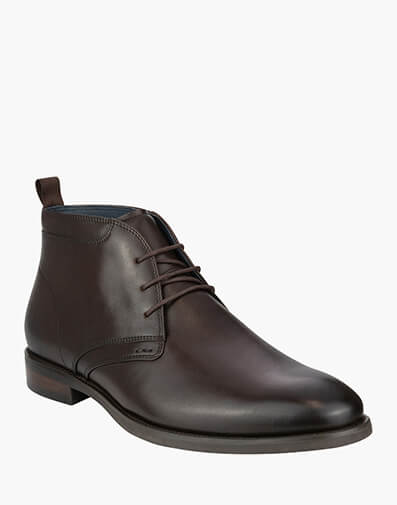 Cumulus  Plain Toe Chukka Boot in DARK BROWN for $239.95