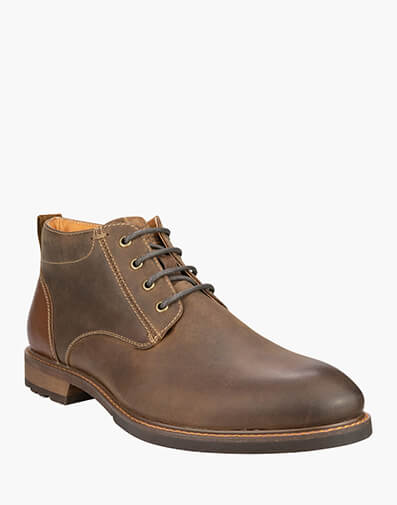Lodge  Plain Toe Chukka Boot in BROWN for $209.95