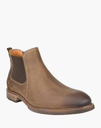 Lodge Chelsea Plain Toe Chelsea Boot  in BROWN for $219.95