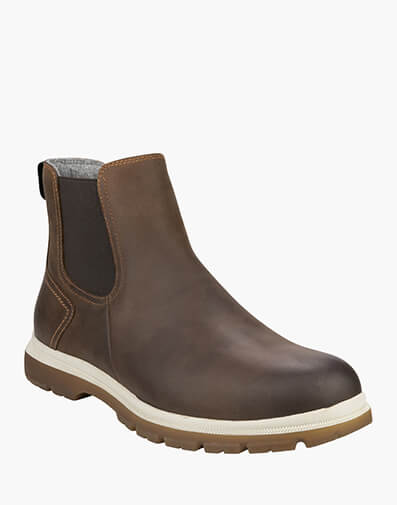 Lookout Chelsea Plain Toe Chelsea Boot in BROWN for $159.80
