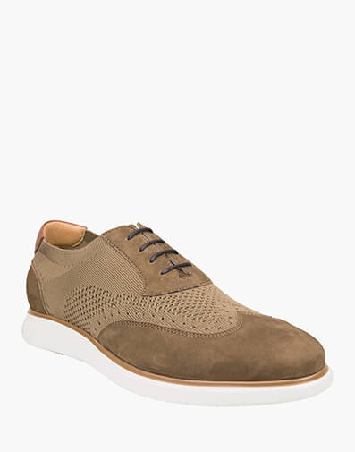 Fuel Knit Wingtip Derby in BROWN for $69.80