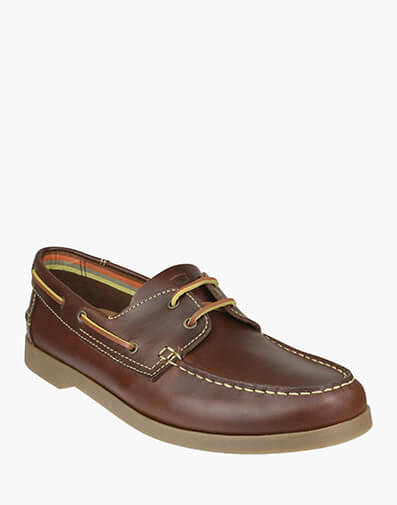 Altura Moc Toe Boat Shoe in BROWN for $179.95