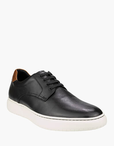 Premier  Plain Toe Lace Up Sneaker in BLACK for $189.95