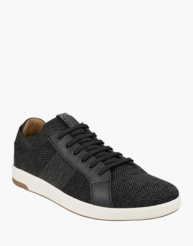 Crossover Knit Lace To Toe Sneaker in BLACK for $149.95