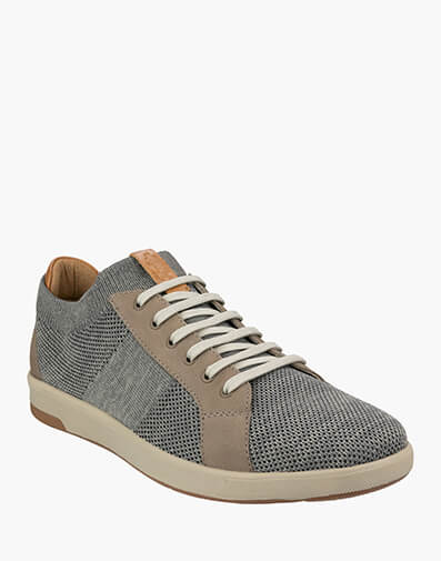 Crossover Knit Lace To Toe Sneaker in STONE for $149.95