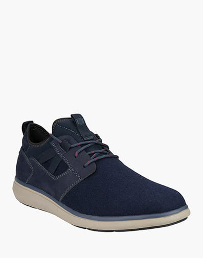 Venture Wool Plain Toe Lace Up Sneaker in NAVY for $169.95