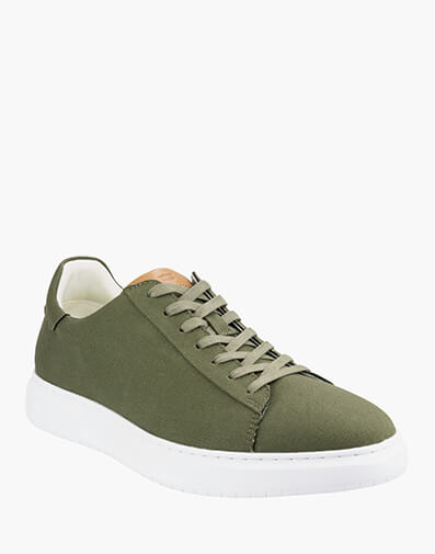 Premier Canvas Lace To Toe Sneaker  in OLIVE for $99.80