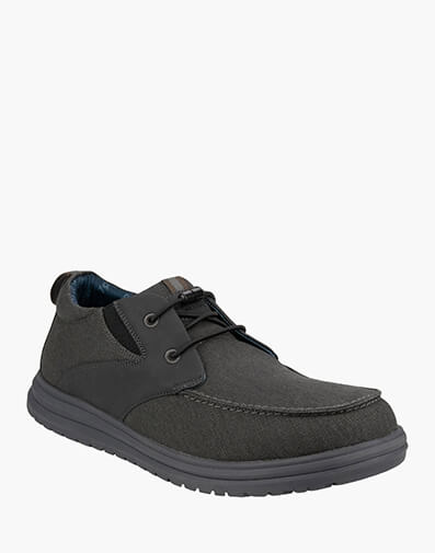 Brew City Canvas Canvas Moc Toe Elastic Lace  in BLACK for $69.97