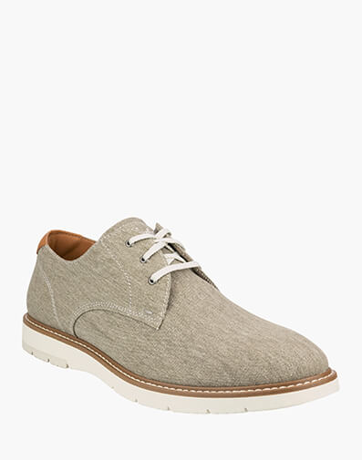 Vibe Canvas Canvas Plain Toe Derby  in TAUPE for $169.95