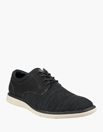 Chase Knit Knit Plain Toe Derby  in BLACK for $99.95