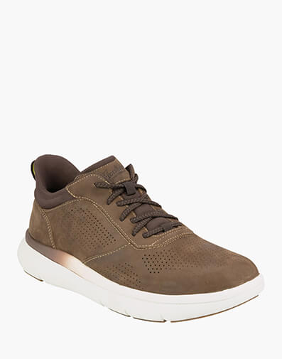 Fleet Perf  Perf Toe Elastic Lace Sneaker in BROWN for $199.95