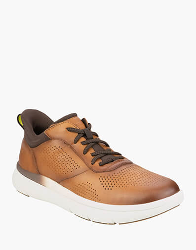 Fleet Perf  Perf Toe Elastic Lace Sneaker in COGNAC for $199.95