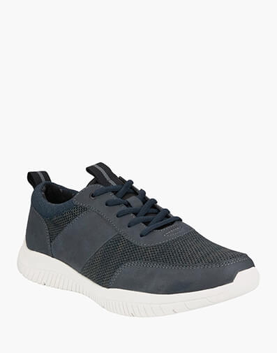 Kore City Pass Knit Moc Toe Derby in NAVY for $99.95