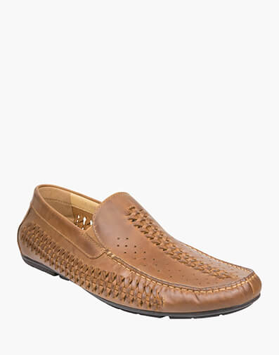 Cooper Moc Toe Woven Driver in TAN for $189.95
