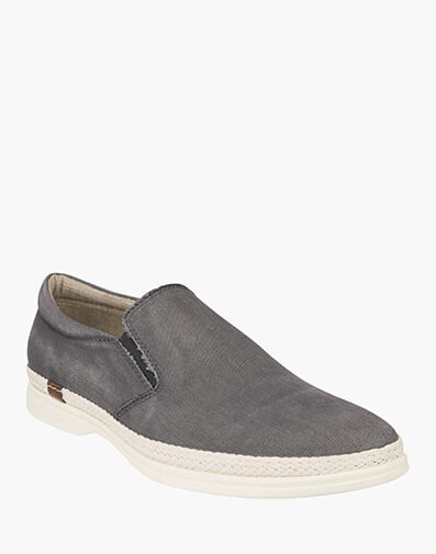 Tobago Canvas Plain Toe Espadrille in CHARCOAL for $49.80