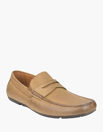 Crown Penny Moc Toe Penny Driver in KHAKI for $119.80
