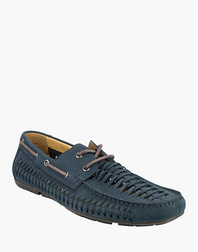 Cooper Lace Moc Toe Lace Driver in NAVY for $129.80