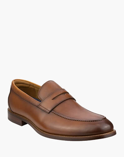 Rucci Penny Moc Toe Penny Loafer in COGNAC for $189.95
