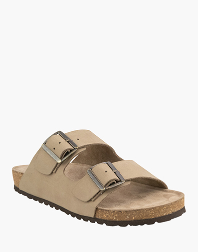 Nikki Twin Strap Slide  in TAUPE for $119.95