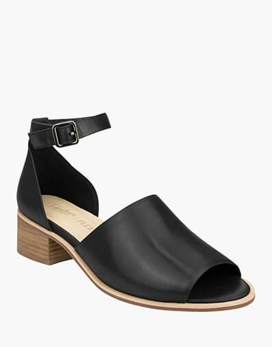 Sophie Open Toe Block Heel Sandal in BLACK for $199.95