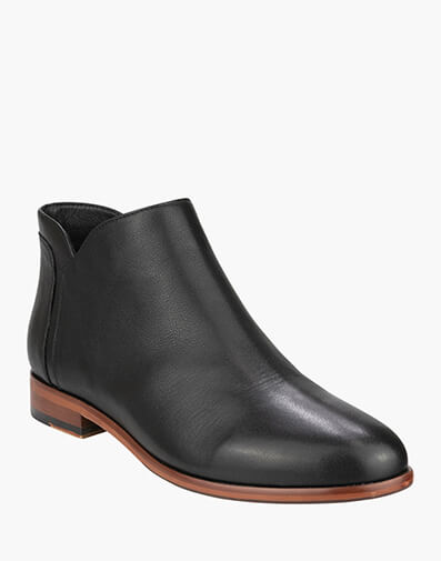 Madeline Plain Toe Zip Boot in BLACK for $239.95