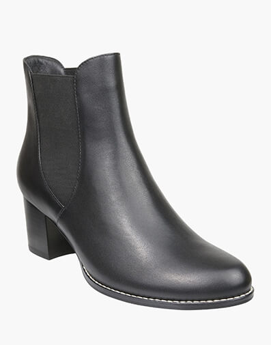 Isabella Plain Toe Chelsea Boot  in BLACK for $249.95