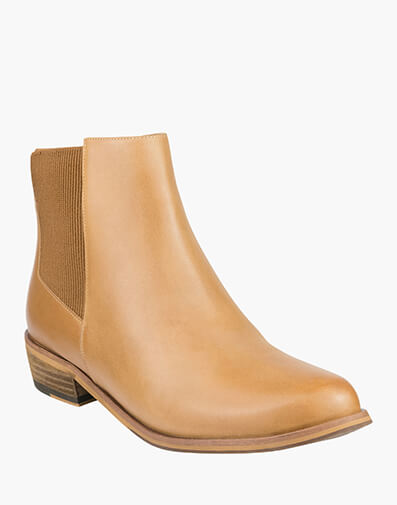 Lesley Plain Toe Ankle Boot  in COGNAC for $174.96